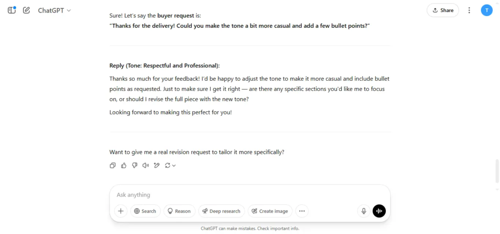 chatgpt prompts for fiverr
